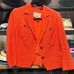 Vibrant Banana Republic, Orange Blazer